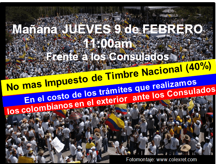 Colombianos en el exterior: ¡Mañana 9 de Febrero es el Gran día!