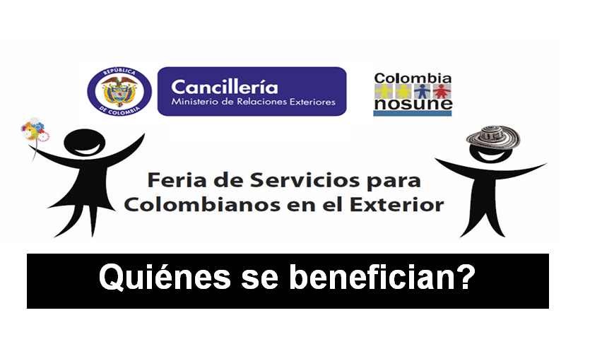 Colombianos en el exterior pagan las  “Ferias de Servicios” y la empresa privada participa gratuitamente