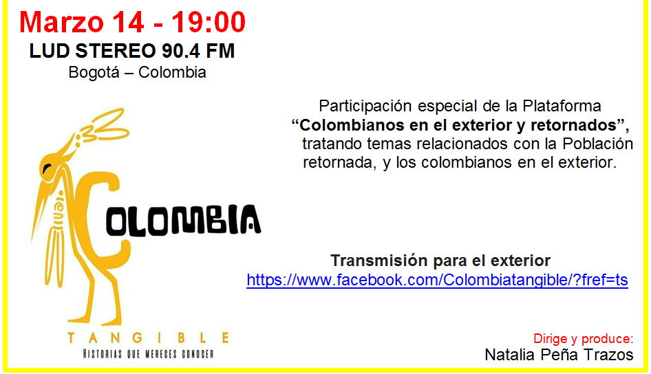 Gran lanzamiento de “Colombia Tangible”