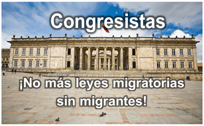 Proyecto de Ley 148 de 2017: “Lineamientos política migratoria”