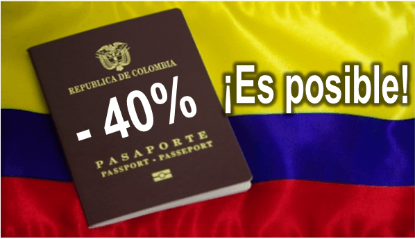 Cómo adquirir legalmente el pasaporte con un 40% menos de su valor total
