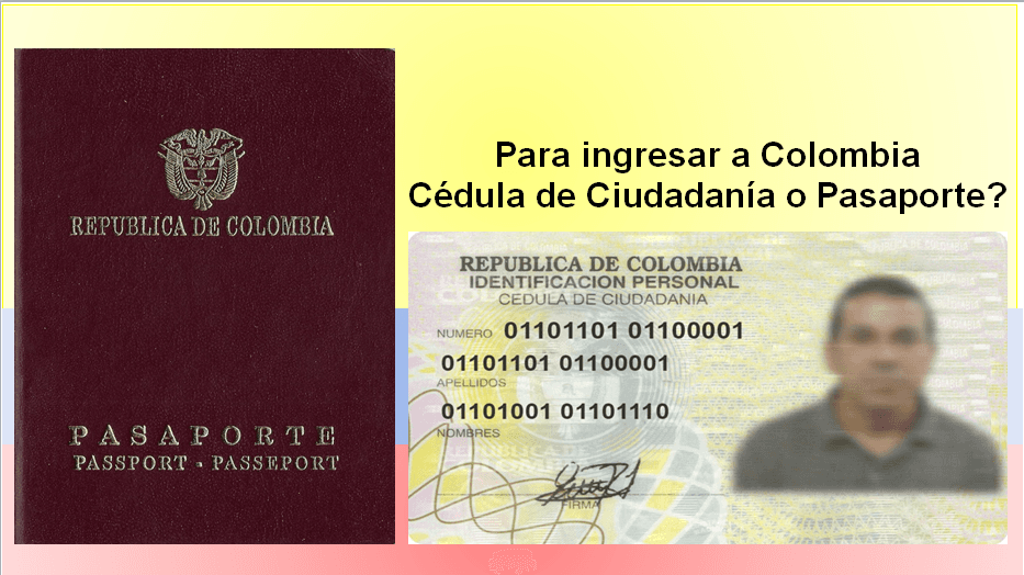 Identifícate como colombiano para entrar a tu país