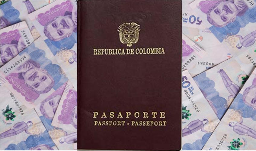 Pasaporte colombiano: ingresos por su expedición