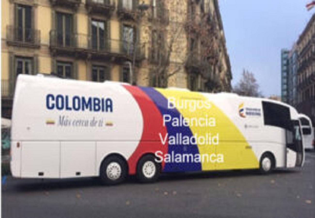 Consulados móviles en Burgos, Palencia, Valladolid y Salamanca, jurisdicción del Consulado colombiano en Madrid