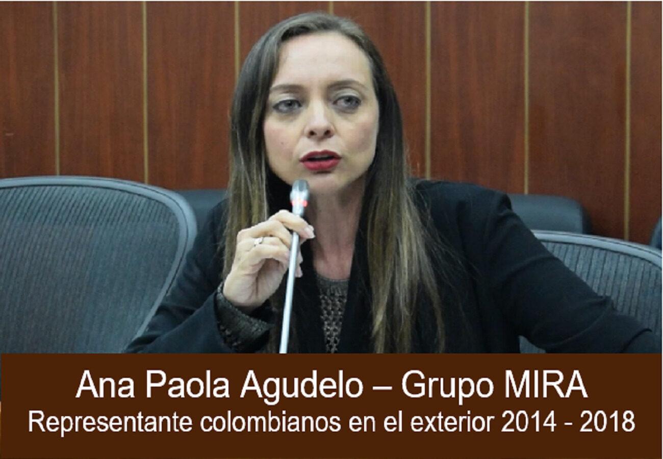 La Congresista Ana Paola Agudelo y su responsabilidad en la temática migratoria colombiana