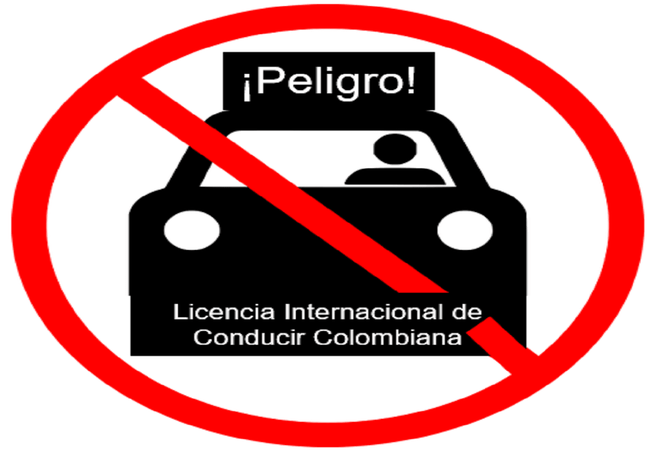 Licencia Internacional de Conducir Colombiana no es válida en ningún país del mundo