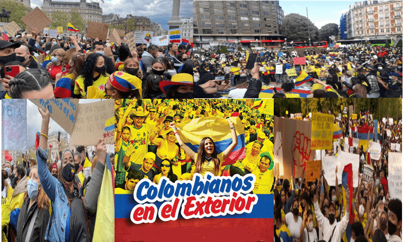 Colombianos en el exterior exigen participación en “Mesas de diálogo”