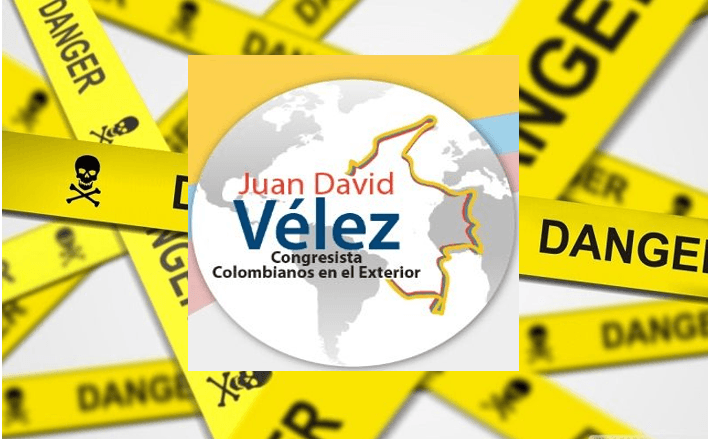 ¡Peligro!, Congresista por los colombianos en el exterior buscará reelección