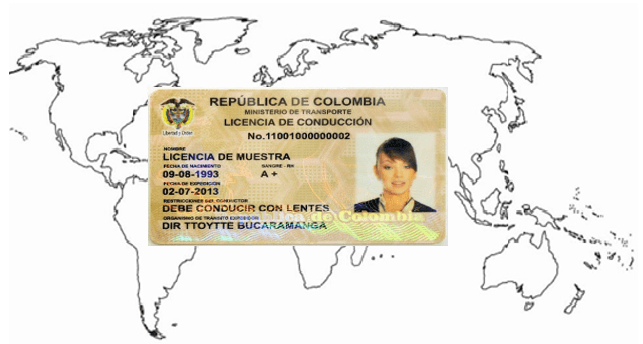 En qué países se puede conducir con el “pase” colombiano?